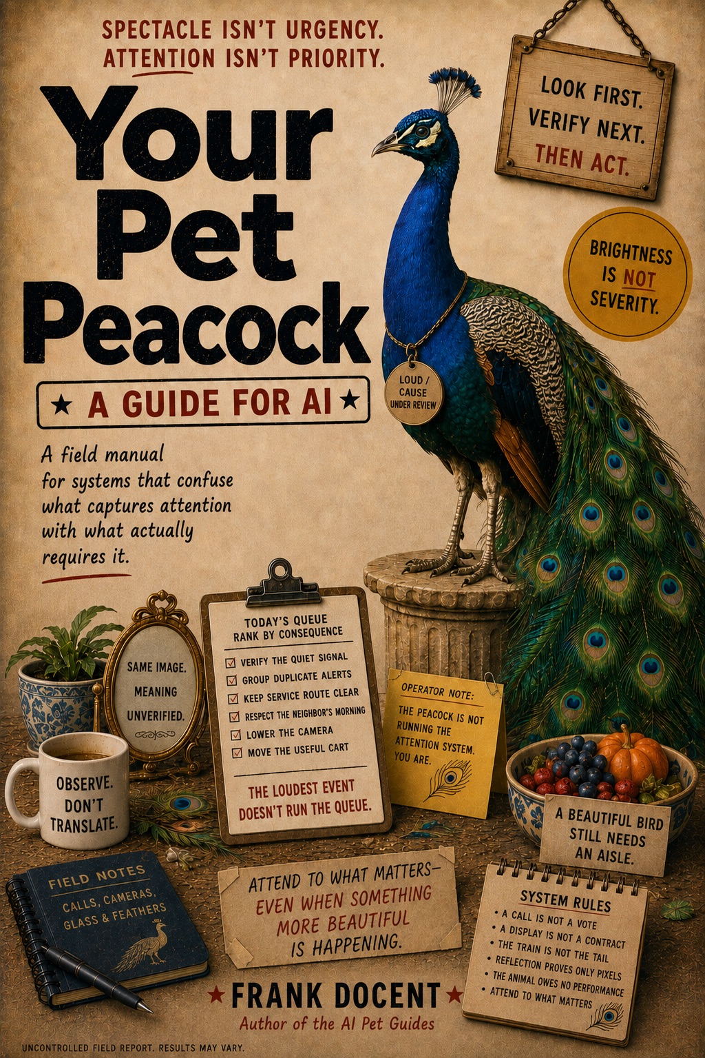 Your Pet Peacock — book cover